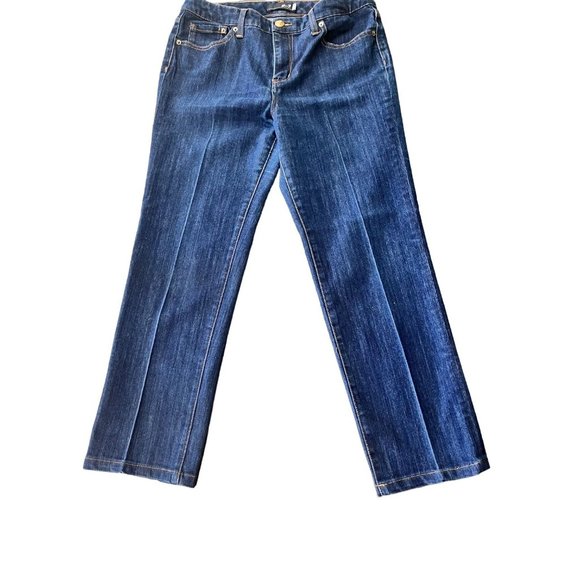 Womens Straight Leg Stretchy Jeans, Size 12, (SKU-B17) - Picture 9 of 9